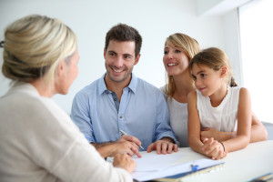 Couple Meeting Attorney