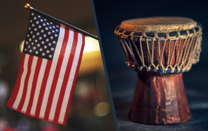 Bizarre Bequests - American Flag and Drum